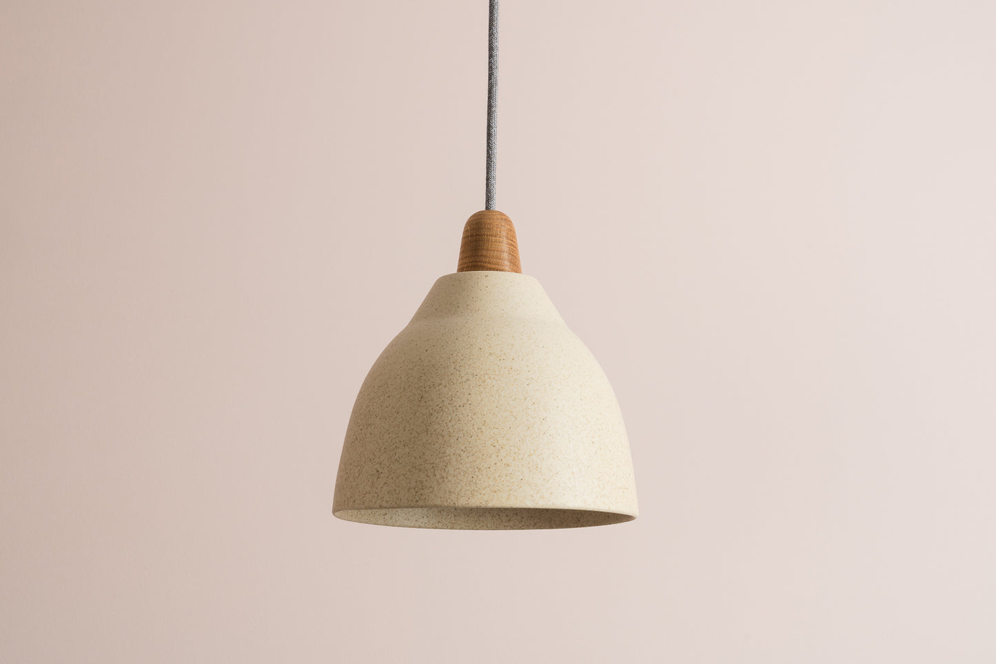 Element Pendant Light in Ceramic and Oak [OUTLET]