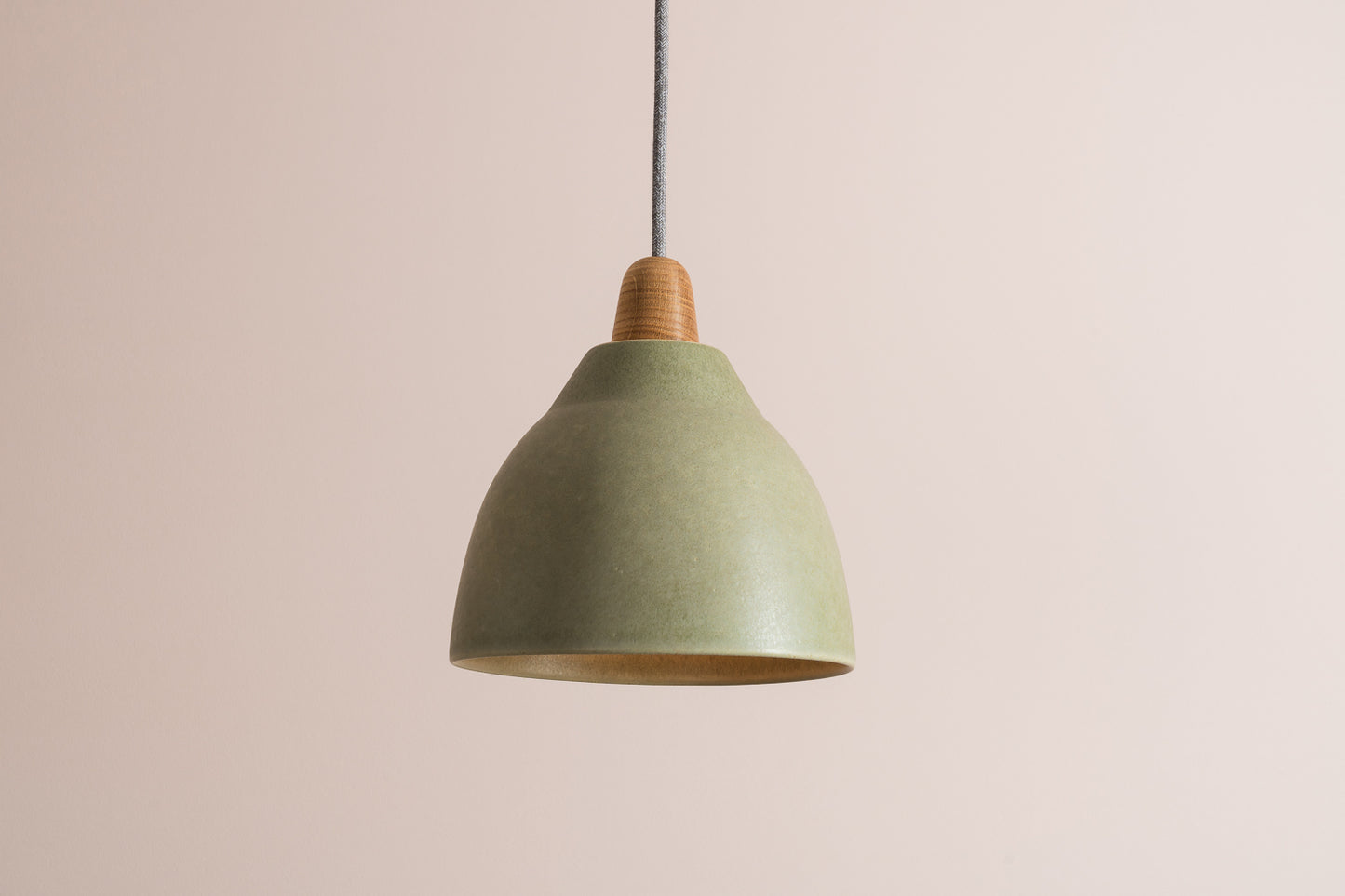 Element Pendant Light in Ceramic and Oak [OUTLET]