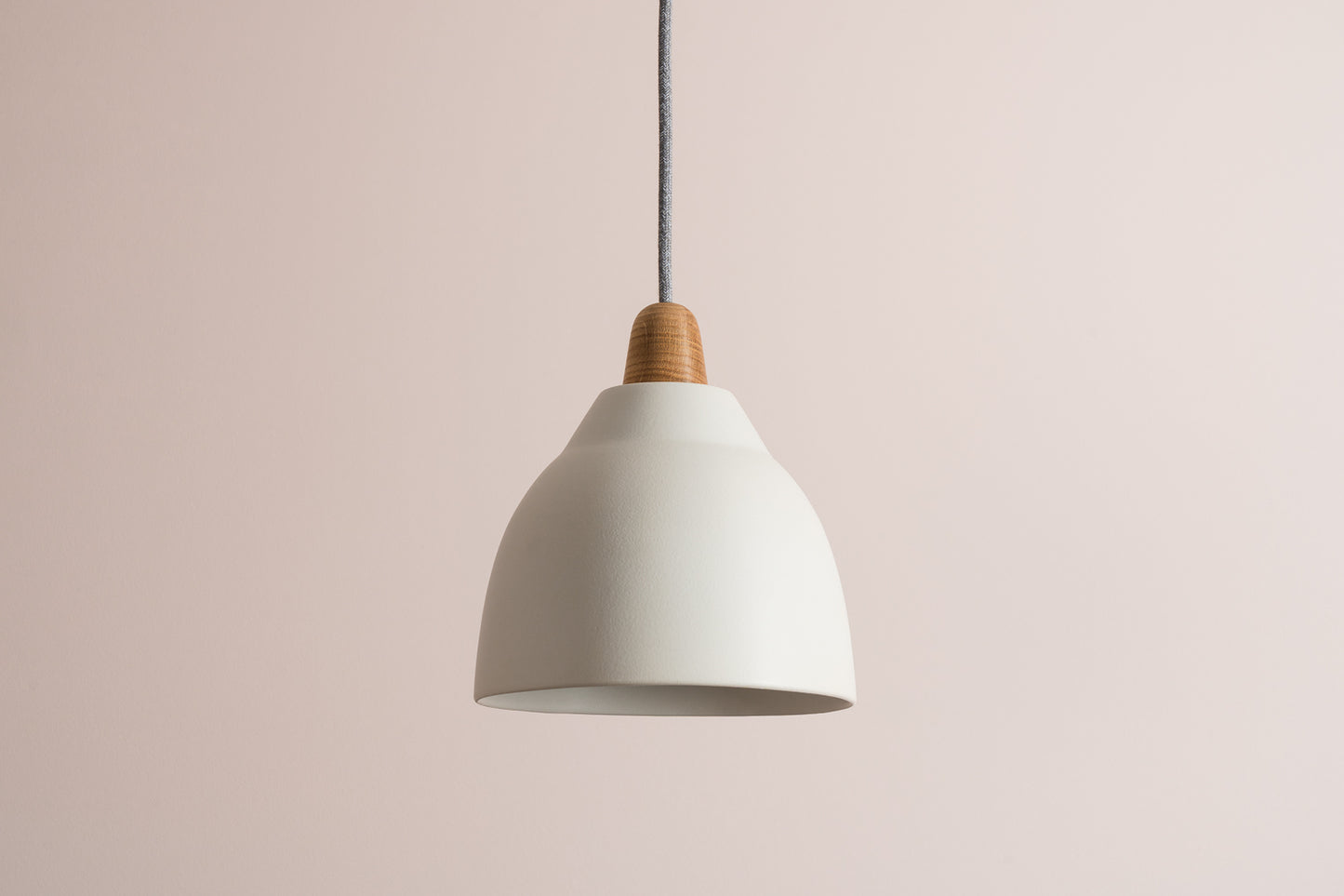 Element Pendant Light in Ceramic and Oak [OUTLET]