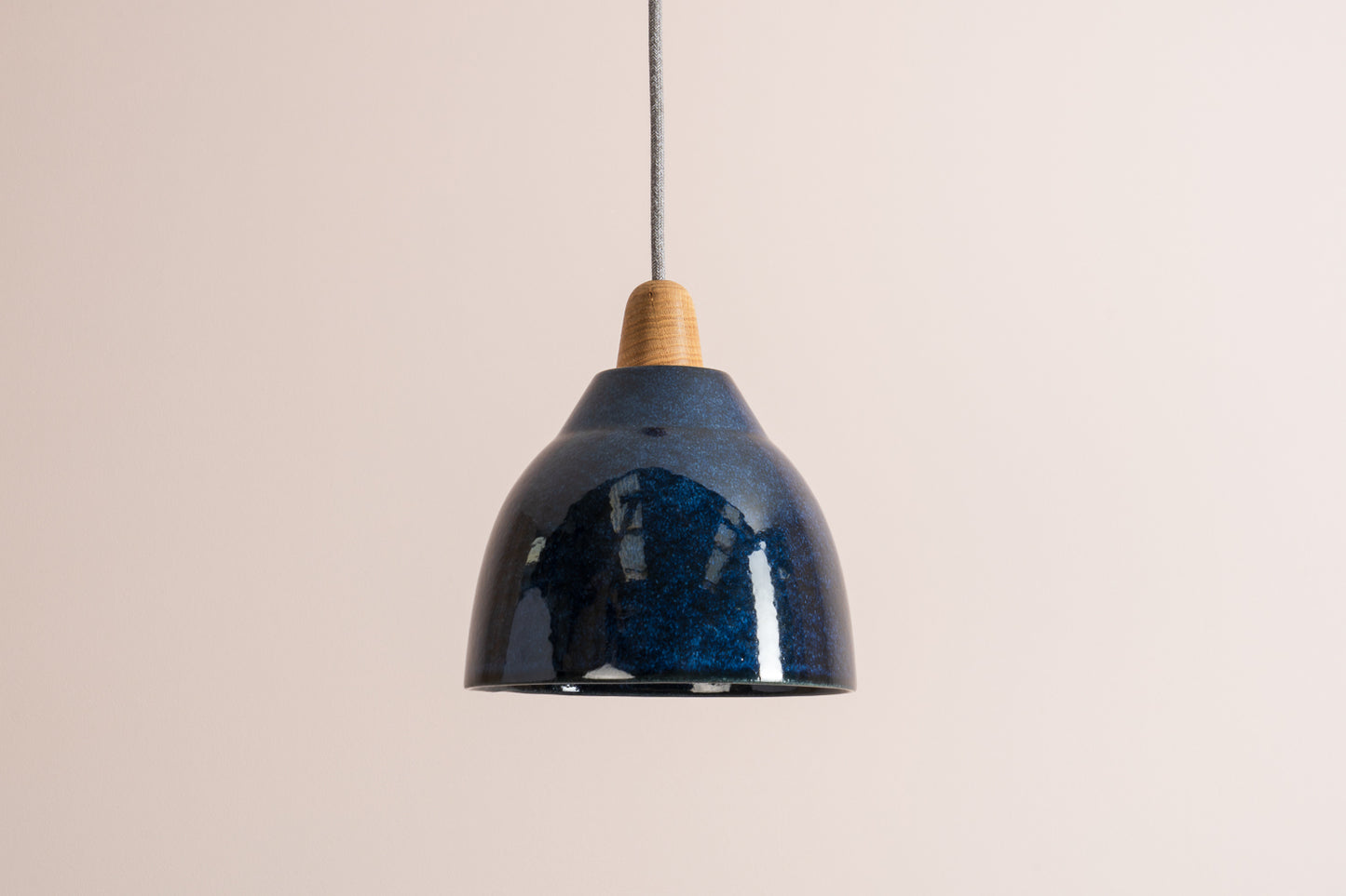 Element Pendant Light in Ceramic and Oak [OUTLET]