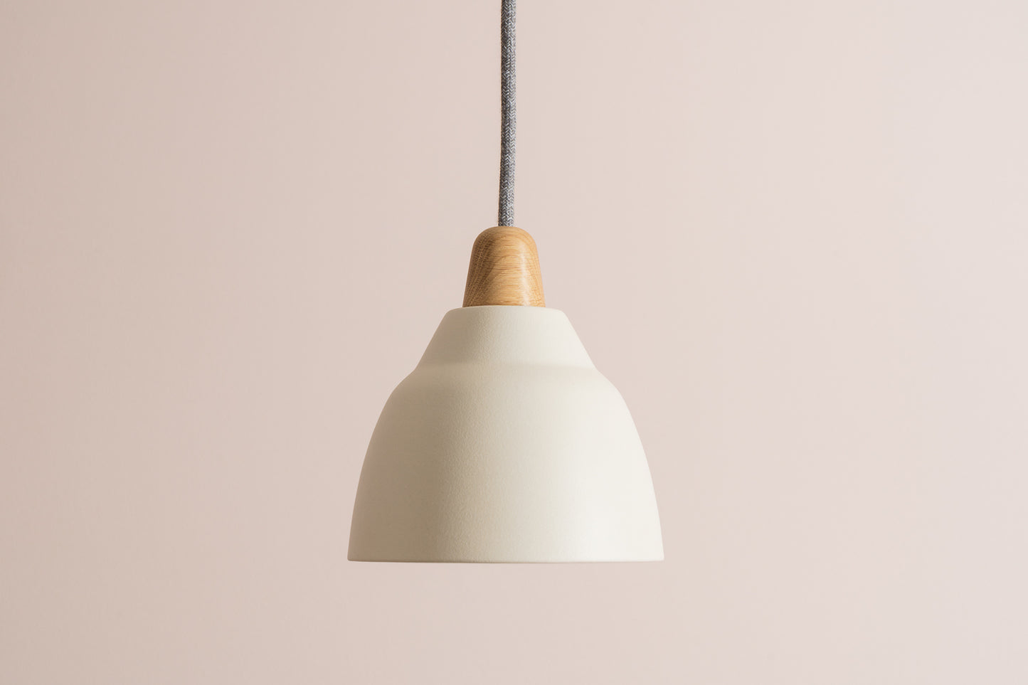 Small Element Pendant Light in Ceramic and Oak [OUTLET]