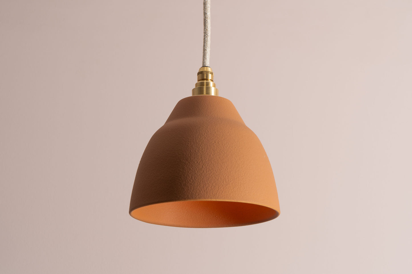 Small Element Pendant Light in Ceramic and Brass [OUTLET]