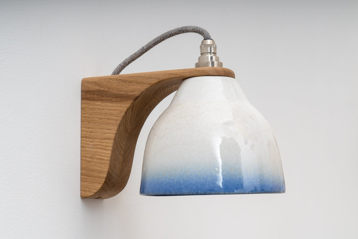 Element Right Angle Wall Light in Blue and White by StudioHaran