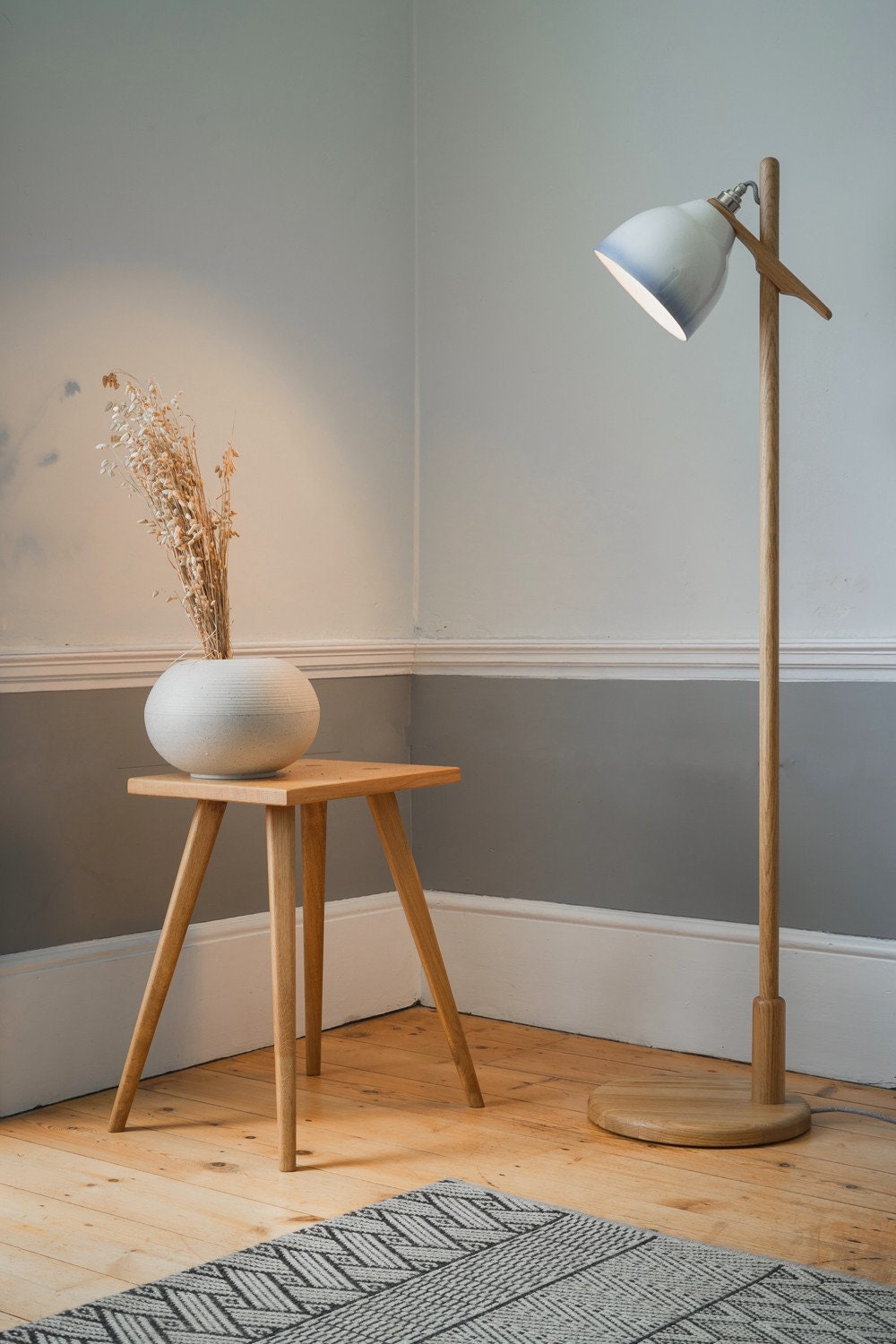 Floor lamp over deals desk